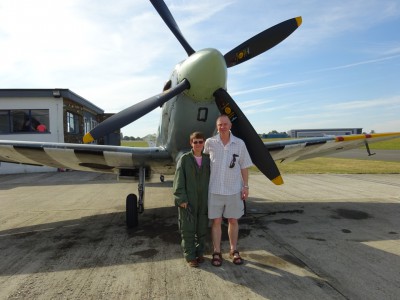 All 4'11'' of the boss and myself and a stunning aircraft.