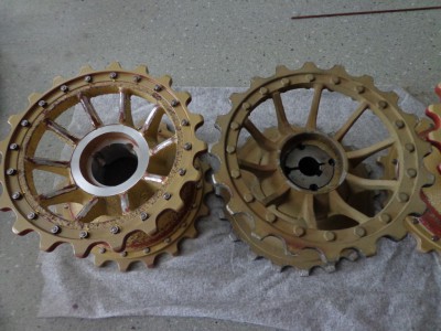 Completely new drive sprockets.