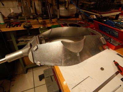 Inner Contour made of 0,5mm Alu Sheets