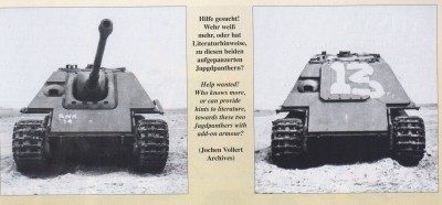 uparmoured JagdPanthers 1946