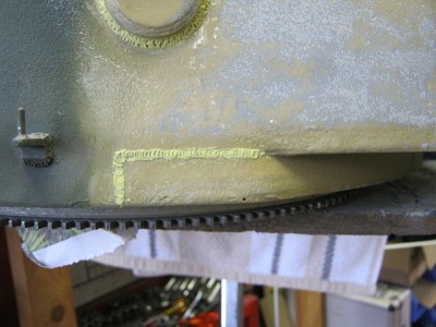 Weld added