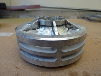 Another shot showing the boss extension.<br />Final profiling and filling still to do