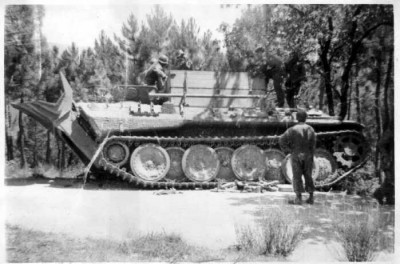 One of my favourite Bergepanther pics from the field.Captured pretty much intact.