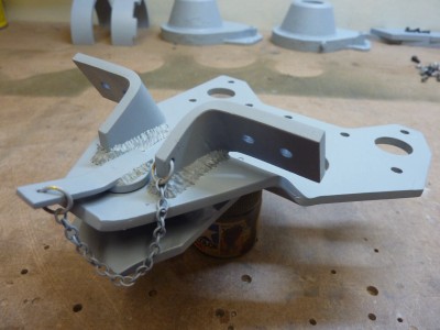 The tow Pintle is a complex shape and takes a bit of work to get the shape correct.