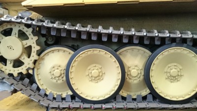 I shall paint/weather the tracks much later in the build as I am bound to get over spray on them at some point.