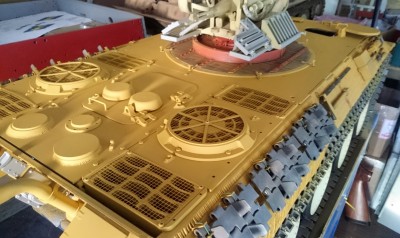 I do have 2 of the photo etch sheets spare, they have the sprocket detail and rear deck grill mesh with loads of thin brass left over to make further detail parts, these are for sale at cost.