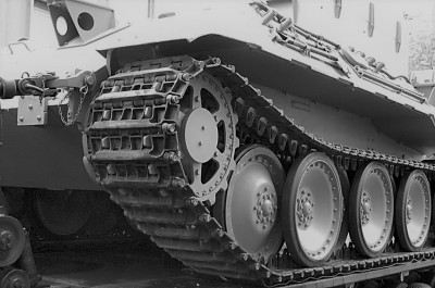 I just love the open aspect of the Panther A running gear although a massive &quot;shot trap&quot; area!