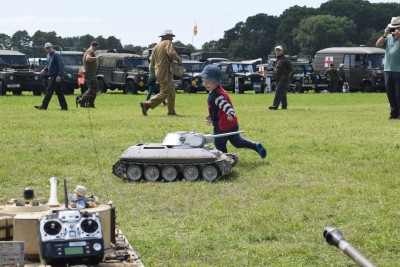 Joe the T34 keeps the children happy!