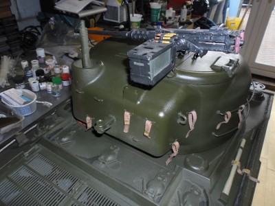 Finnished Armorpax 50 cal before my Gill dropped step ladders on the Sherman ( yes we are still together ) JUST