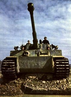 Rare colour photo of the iconic early Tiger1