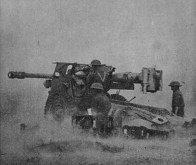 Wonderful photo of this old girl in action, if you ever wondered how far a 16 recoiled then this tells all.<br />I reckon max charge bags at a Panzer iv.