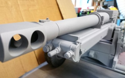 I used the Muckleburgh example as reference for the recoil front assembly.