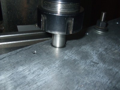 Centred shaft hole with a 16mm bar.