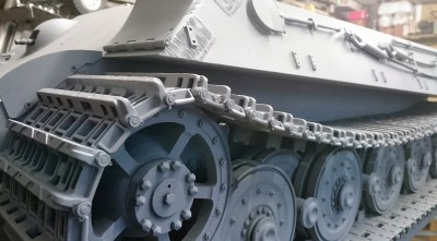 Note the &quot;proud&quot; sprocket centre hub, i will leave this sticking out until I am happy with the sprocket alignment.