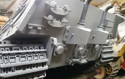 She does have a base coat of red oxide but i like to build using the grey as it really shows any problem areas