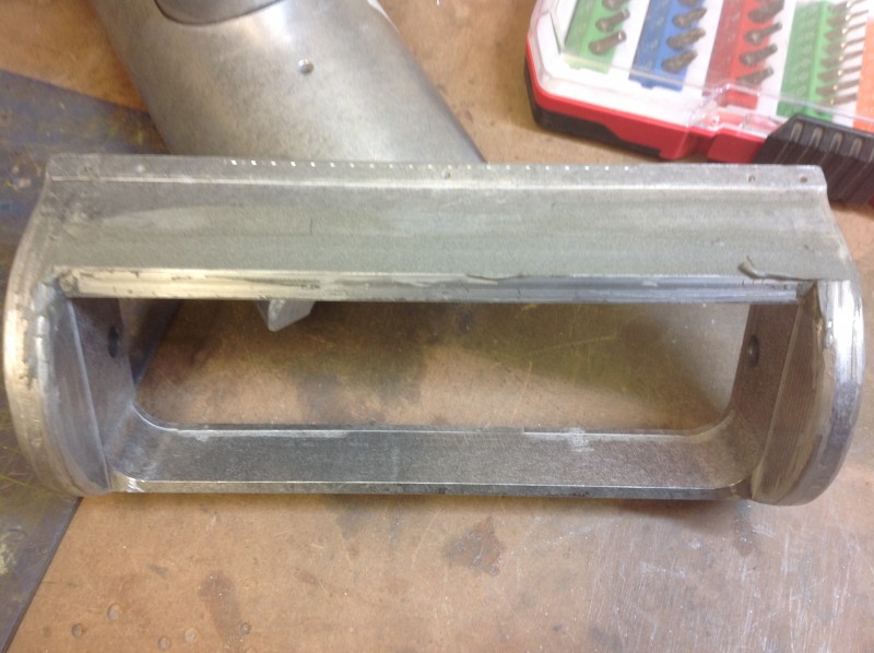 I have extended the upper section of the mantlet base a little to prevent a gap showing between the base and the mantlet at full gun depression