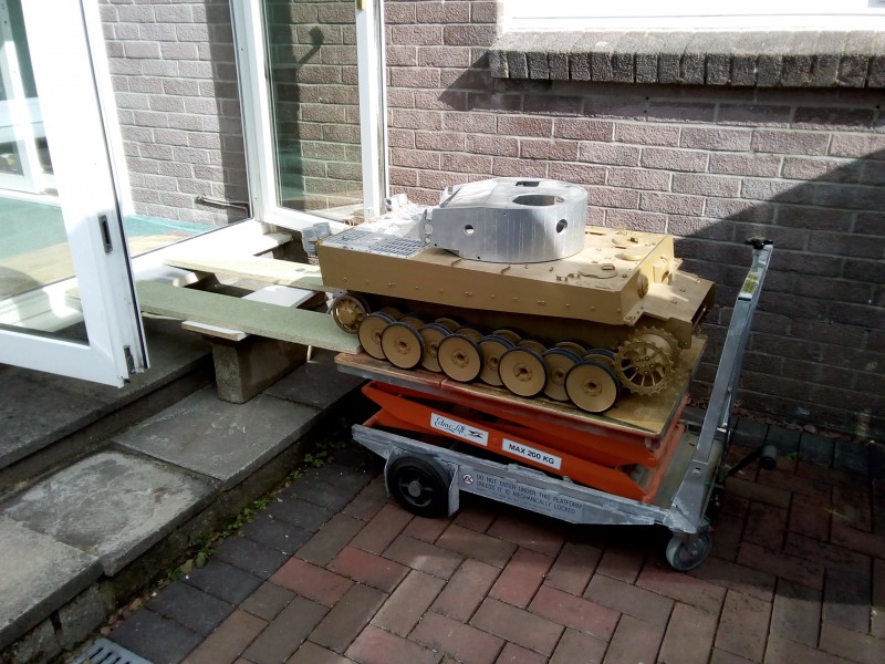 Transporting to her new home