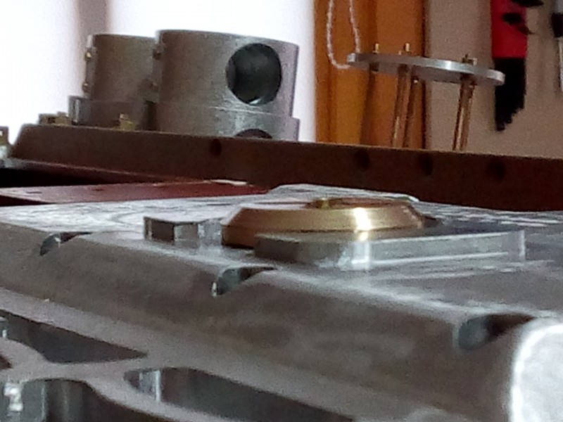 I have lowered the filler plug but now need to add some milliput for weld and casting.
