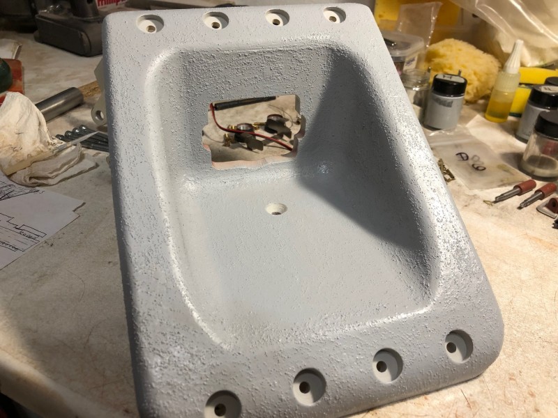 after the first layer of sanded Mr Surfacer