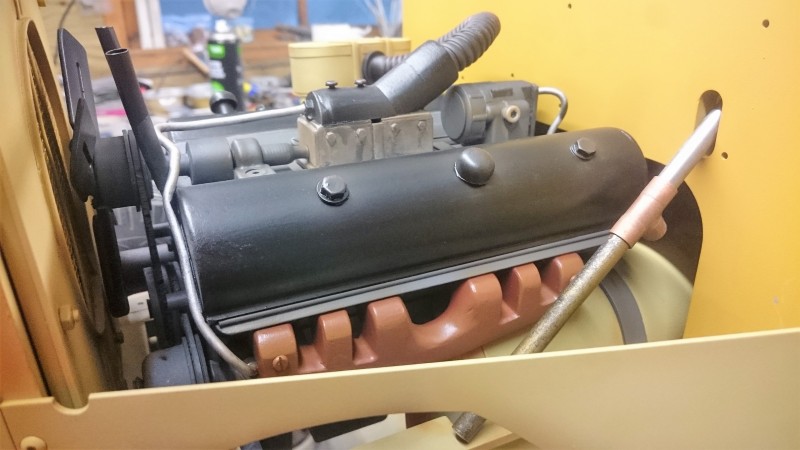 Working out the steering column alignment, I need to get a dedicated steering wheel servo to not only function as in turn the steering wheel but to disguise the thing to look like the Famos steering box