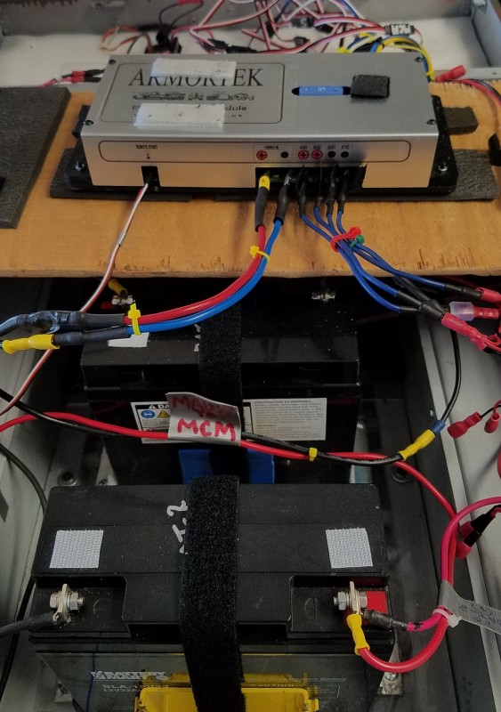 It looks a mess because I have the MCM sitting on a piece of wood so I can access it easily. (Missing the audio module for now). But here you can get an idea of how I used short lengths of wires that can remain attached to the module