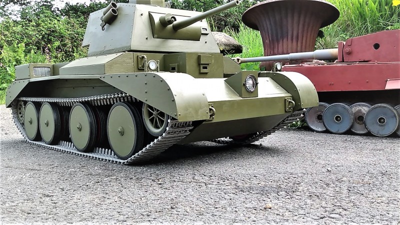 Not a pretty tank but it does grow on you, especially when you research the history.