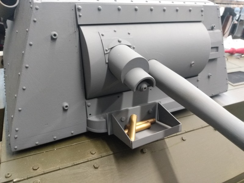 Another 160 odd rivets to go on the turret