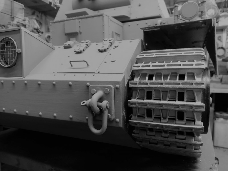 Just a few rivets and the engine deck area is finished.