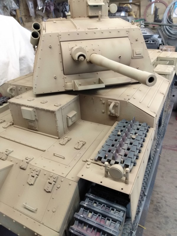 It will be interesting to photograph the tank in day light after the decals are added, maybe tomorrow if it's not raining.