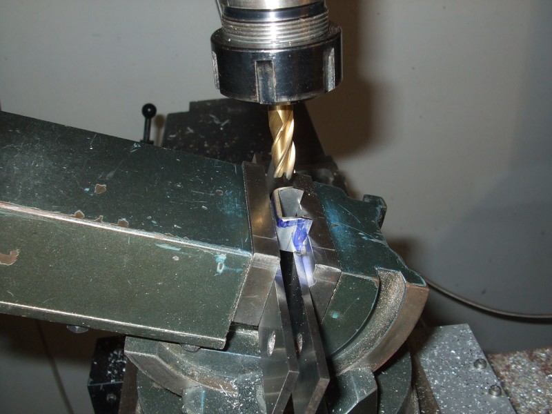 Used a tilting vice