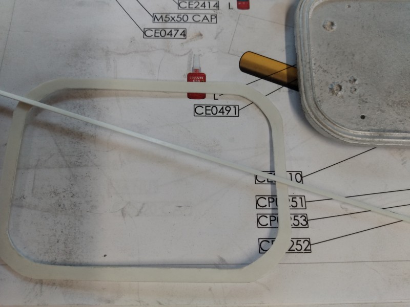 Making the rubber seal detail, although the plasticard is after all &quot;plastic&quot; it's still very durable and will bend a little rather than snap clean off like the white metal often does, so I use it!