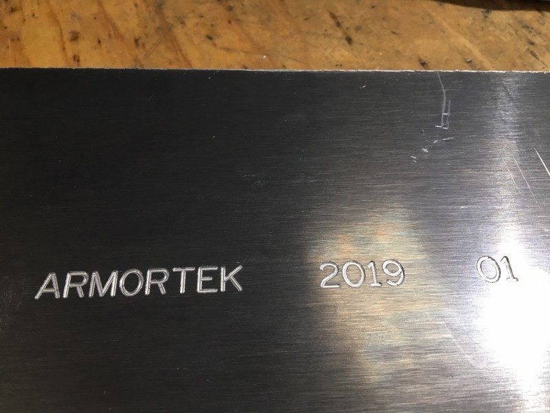 Serial number 1 gets engraved.