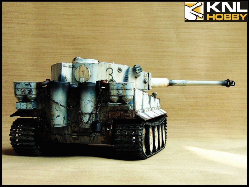 Although an early model and no zimmerit I do like the weathering on this example.