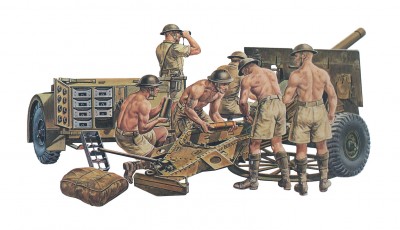 BRITISH 25 PDR Field Gun
