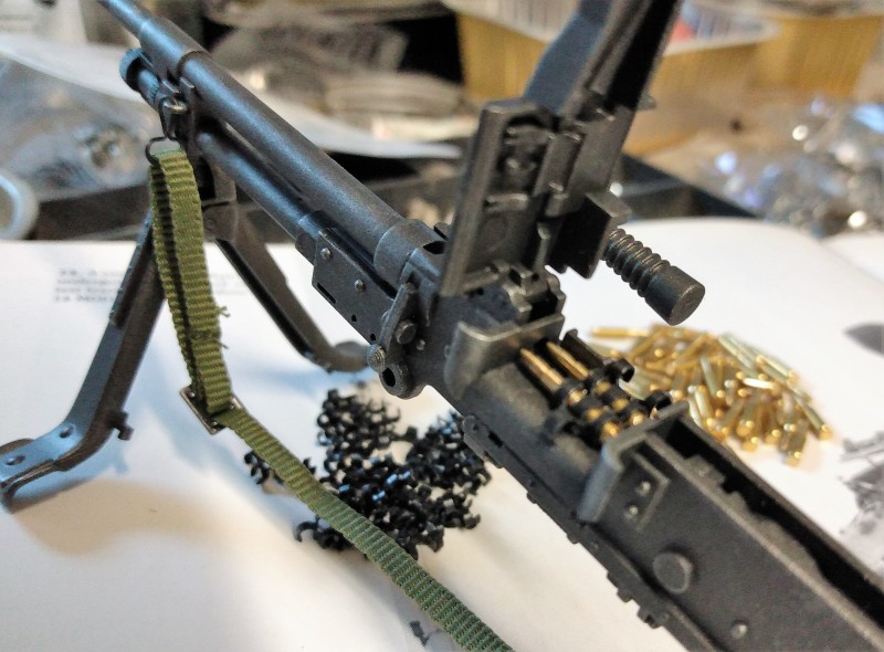 I do like the 7.62 rounds and the links are excellent, just a fiddly bugger to put together, even the 1/1 link assembly by hand is hard on the fingers, not that anybody ever assembles the link by hand these days. There's a nice hand operated press for use in the  field.