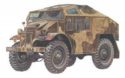 BRITISH Quad Gun Tractor