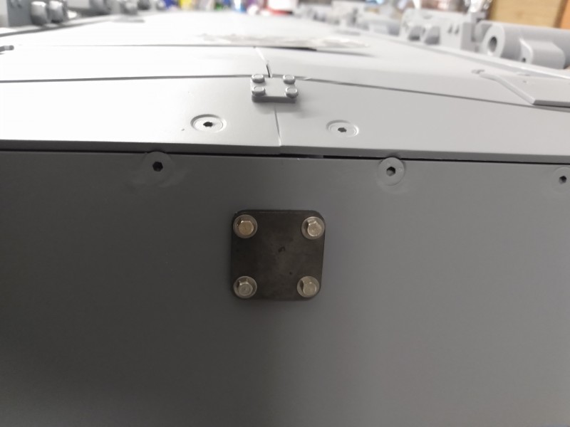 Rear plate lower detail cover