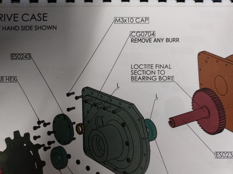 A question for Armortek, The final drive has a round cover plate ESO243, with an integral turned part to support the electric motor shaft, does this integral part require  an additional brass bush CG0704 ? I don't want to fit the parts together and find a brass bush needs fitting. I have not identified the bush CG0704 as yet as I can't find it listed.