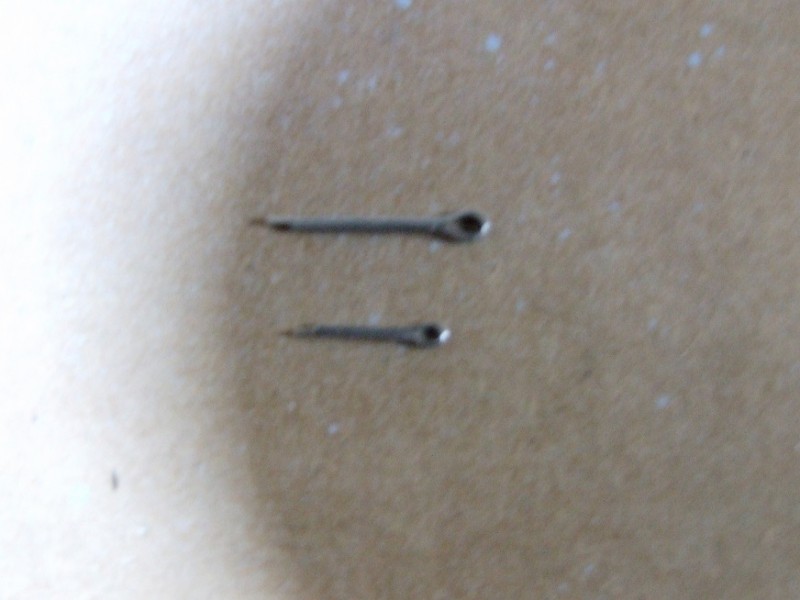 Comparison between 1 x 10 and 1 x 6 cotter pins