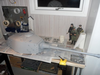 a few soldiers keep watch over the KT