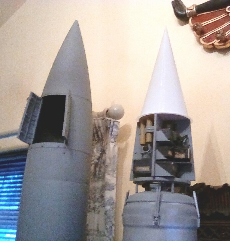 So I finally have a warhead and it's very pointy!