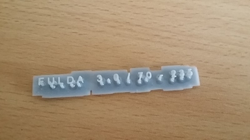 Lettering for StuG return roller