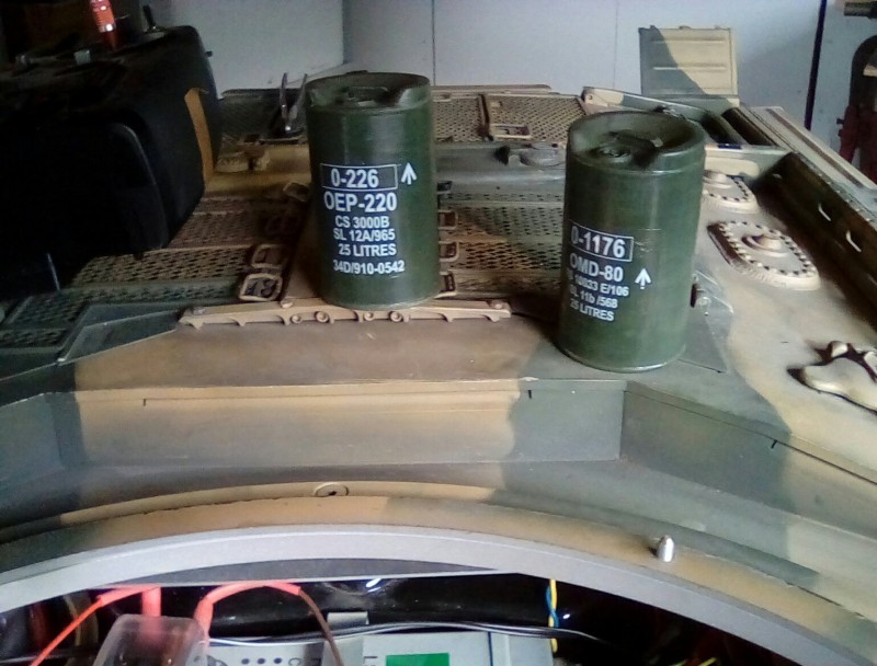 A couple more oil drums now have decals.