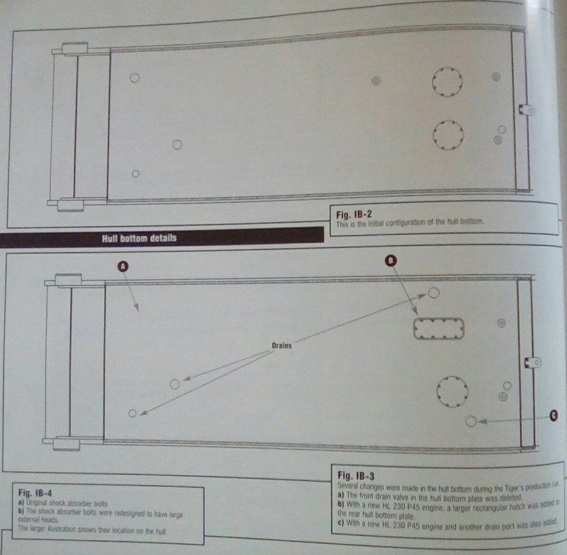 Something else to consider to was the hull plate details as the early hull configuration was quite different once the newer hl230 p45 engine was fitted.