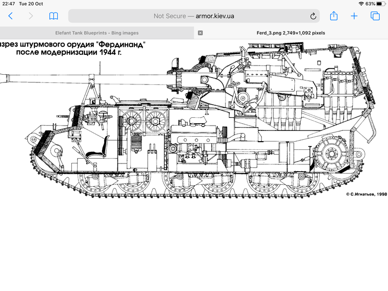 You can see the exhaust pipe running back from the centrally mounted engines and exiting above road wheels 4 and 5