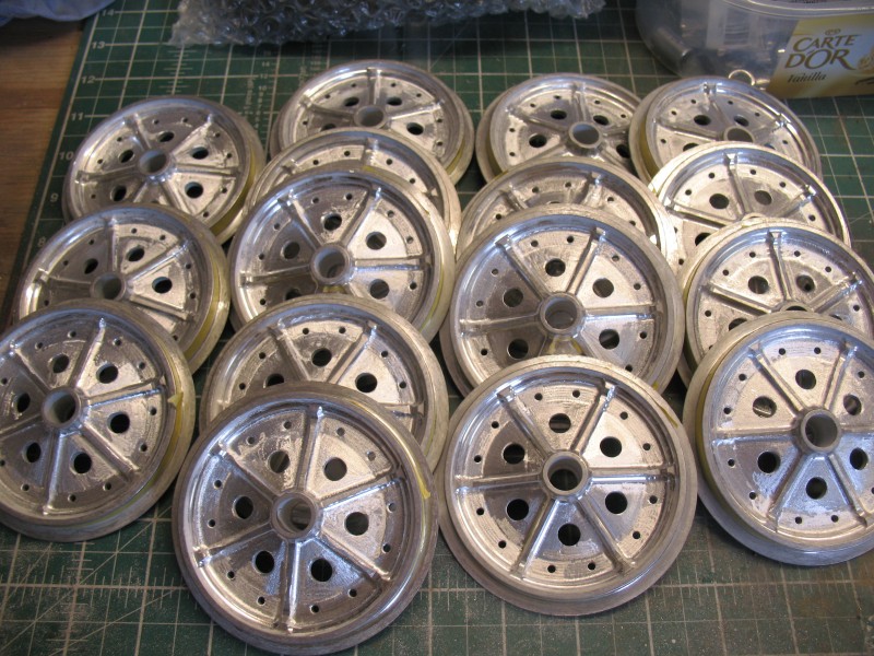 CNC lines removed from all the road wheels