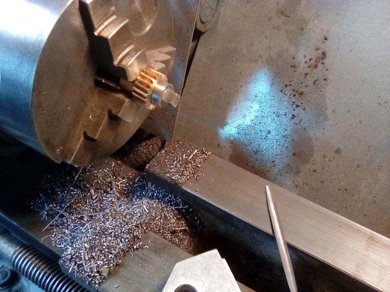 The steering box parts fetling.