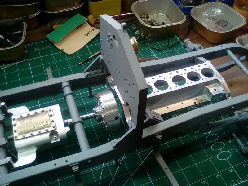 Engine block test fitted.