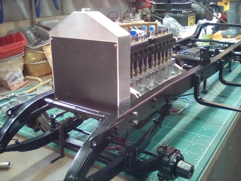 The starting handle needs a fair bit Of work to get it looking anything like the original.