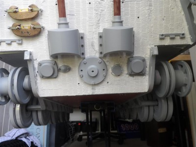 The Tension cover is now cleaned and given a new coat of primer